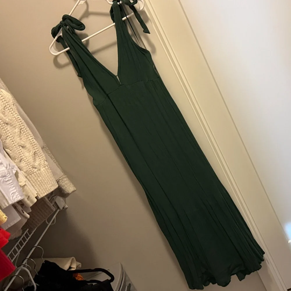 Abercrombie & Fitch Forest Green Midi Dress - Picture 1 of 1